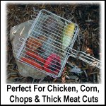 Adjustable  Depth Grill Basket Broiler