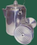 Aluminum Camp Coffee Percolator